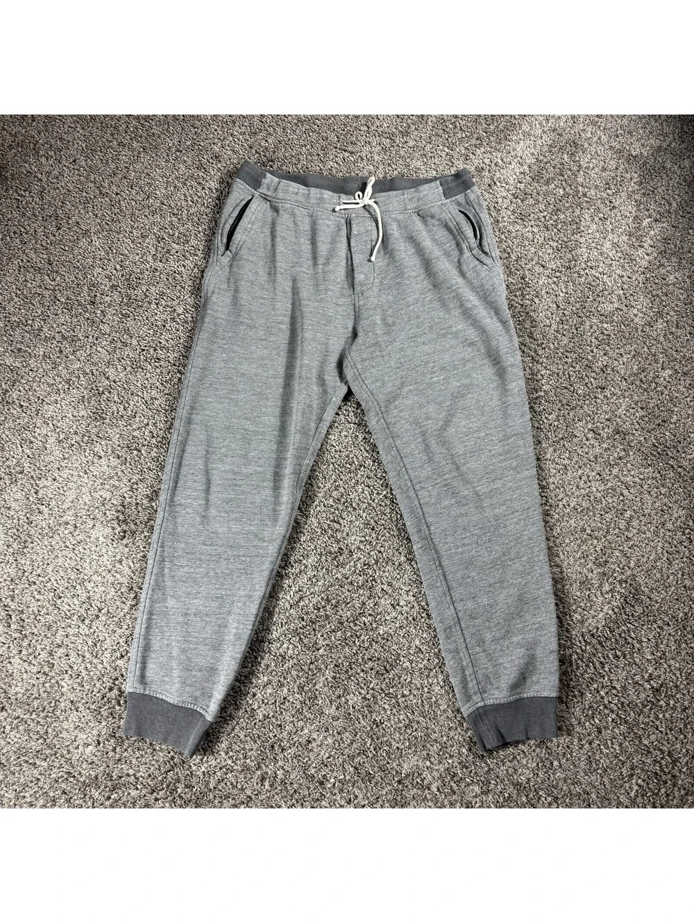 J Crew Sportswear Tapered Workout Jogger Sweatpants in Gray Colorway  Large